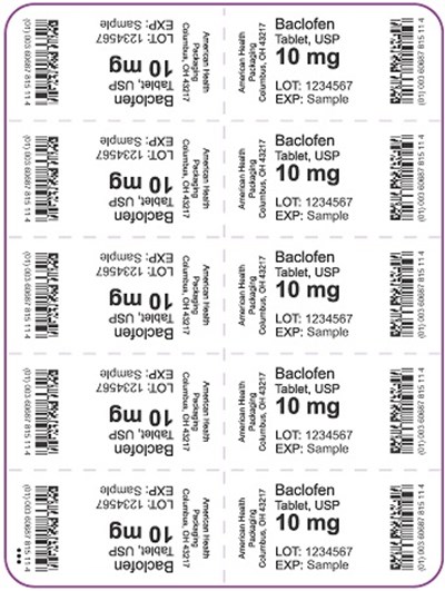 10 mg Baclofen Tablet Blister - 10 mg Baclofen Tablet Blister